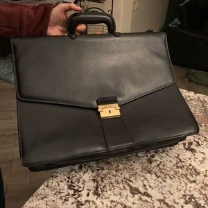 Black Ferragamo Portfolio Men